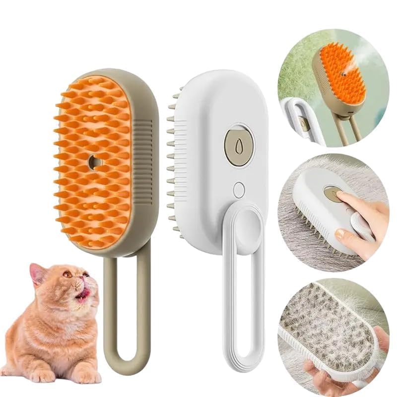 3 In 1 Electric Pet Steam Brush - Petsberg®