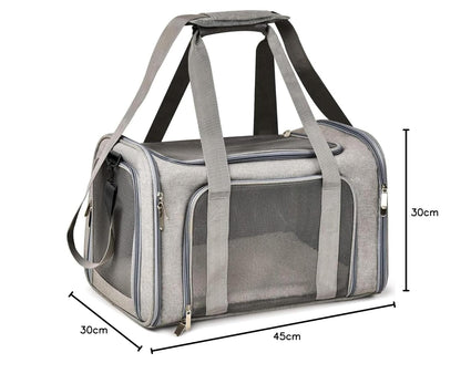 Cat Carriers Small Dog Puppy Carrier Pet Carrier Bag for Small Cats Dogs Puppies up to 4Kg, Airline Approved Small Dog Carrier Soft Sided, Collapsible Travel Puppy Carrier