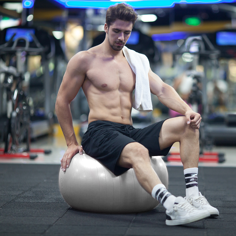 Anti-Burst Gym Ball W/ Pump (75 cm) - CDesk Dropship