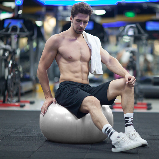 Anti-Burst Gym Ball W/ Pump (75 cm) - CDesk Dropship