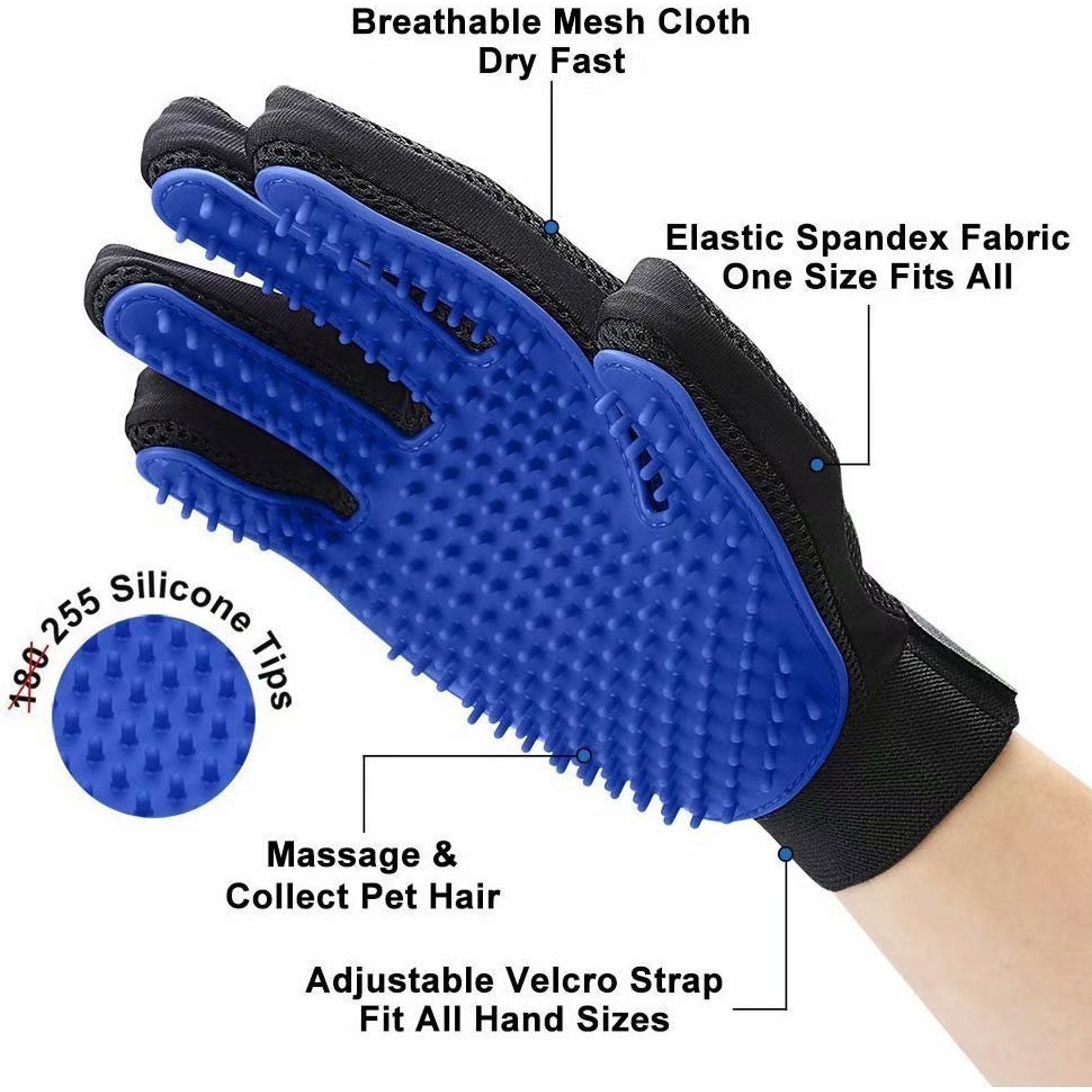 Pet Grooming Gloves - CDesk Dropship
