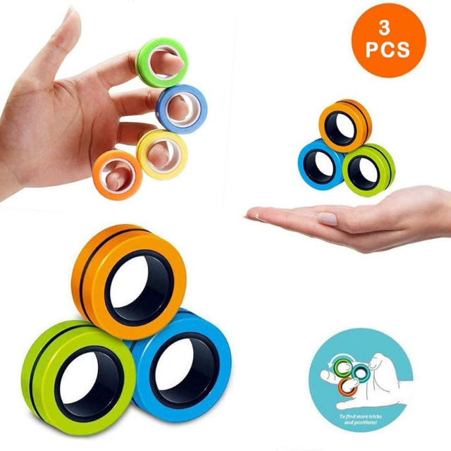 FinGears Magnetic Rings Fidget - CDesk Dropship