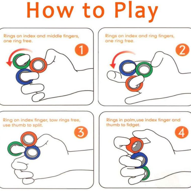 FinGears Magnetic Rings Fidget - CDesk Dropship