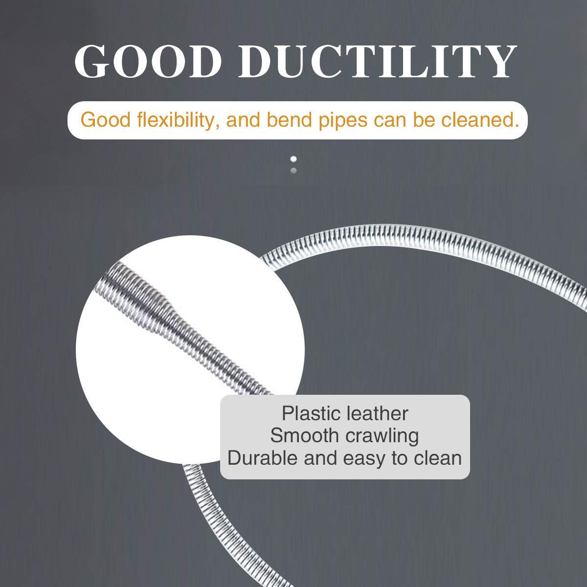 Sink Drain Clog and Hair Catcher Wire Spring - CDesk Dropship