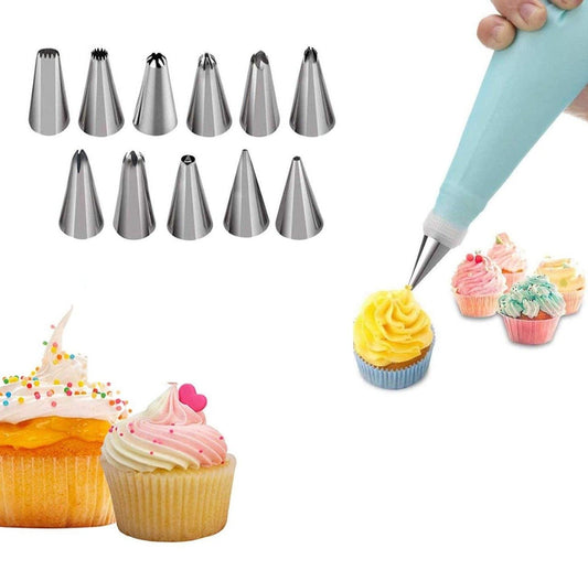 12 Piece Cake Decorating Set - CDesk Dropship