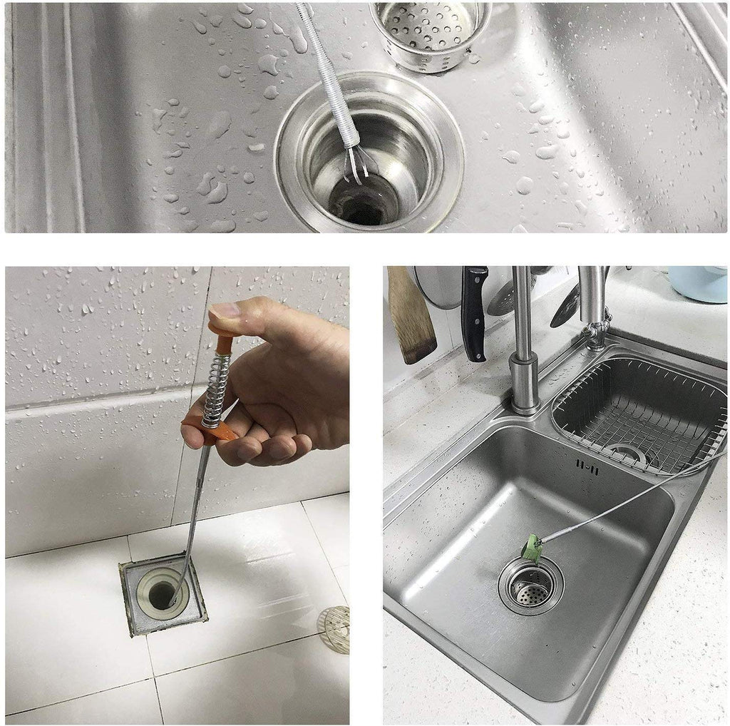 Sink Drain Clog and Hair Catcher Wire Spring - CDesk Dropship