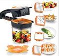 5 in 1 Multifunction Vegetable Cutter Manual Dicer with Container Box - CDesk Dropship