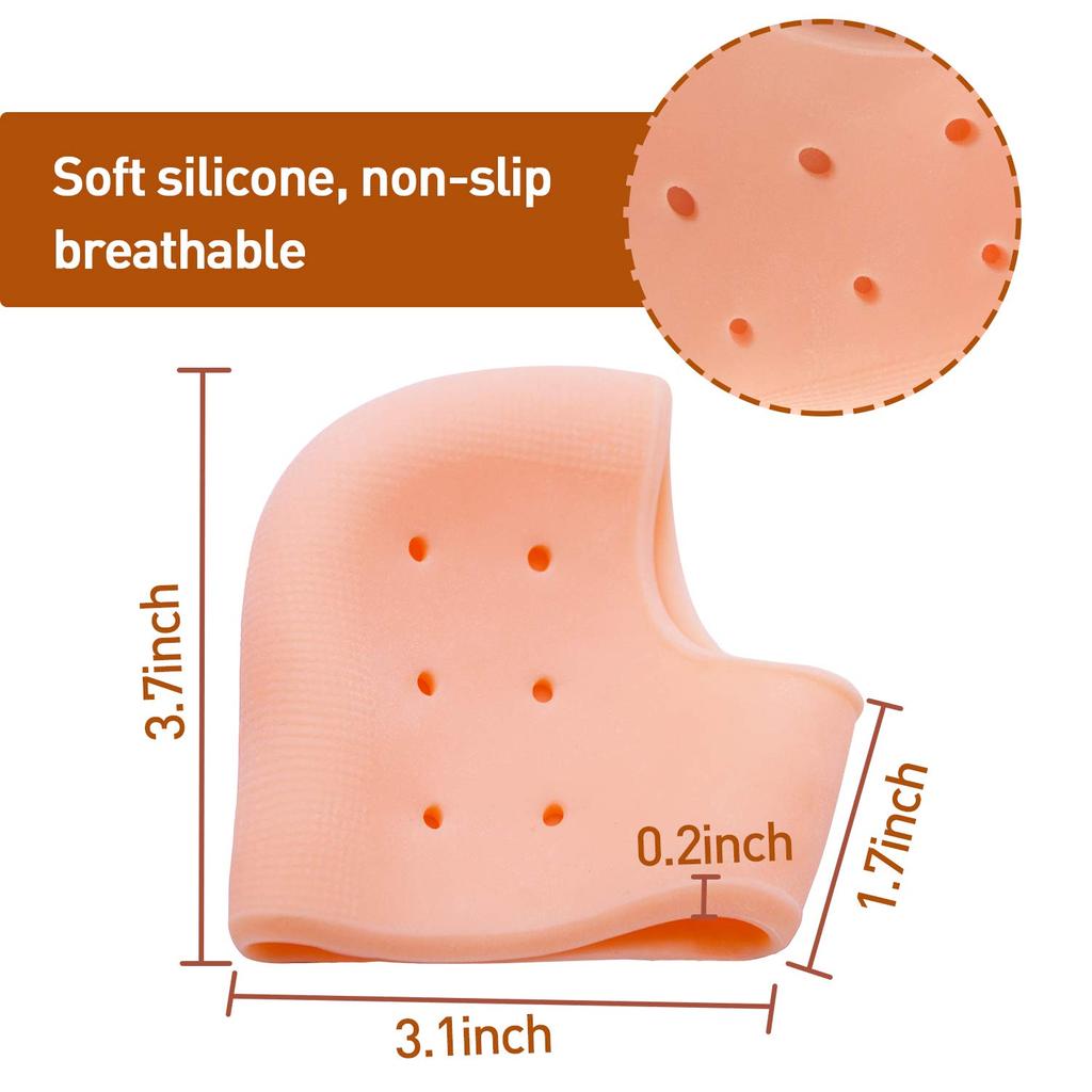 Silicone Heel Protector Anti-Crack Pad [Free Size] - CDesk Dropship