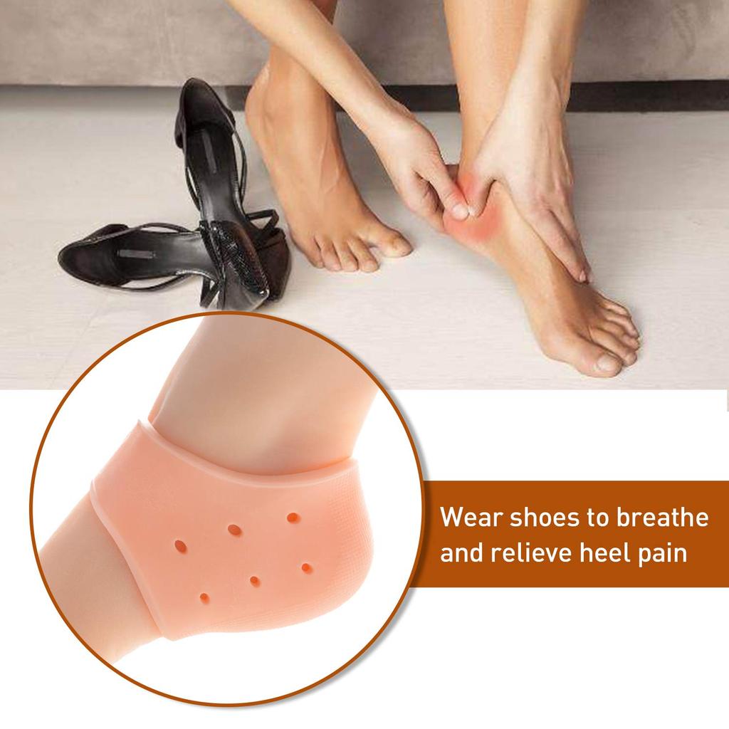 Silicone Heel Protector Anti-Crack Pad [Free Size] - CDesk Dropship