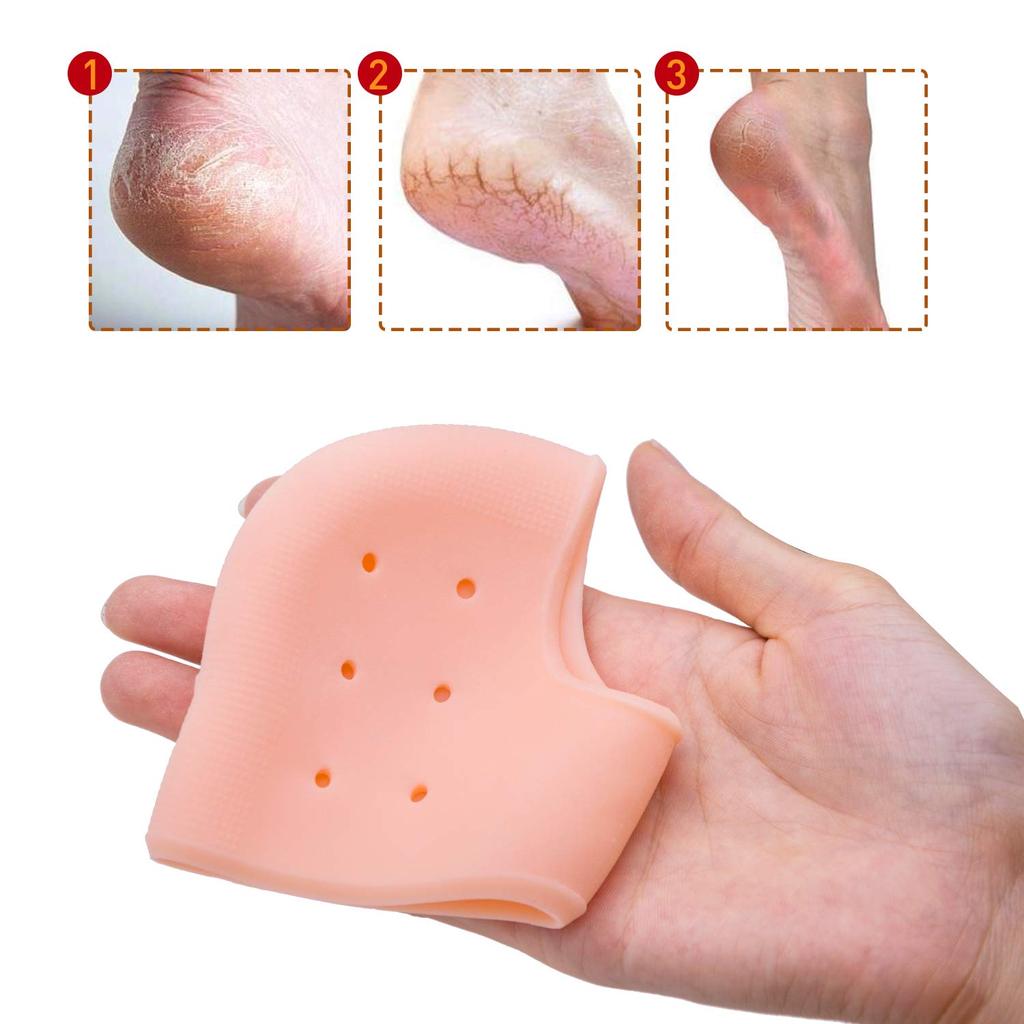 Silicone Heel Protector Anti-Crack Pad [Free Size] - CDesk Dropship