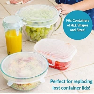 Silicone Stretch Lids Covers (Set of 6) - CDesk Dropship