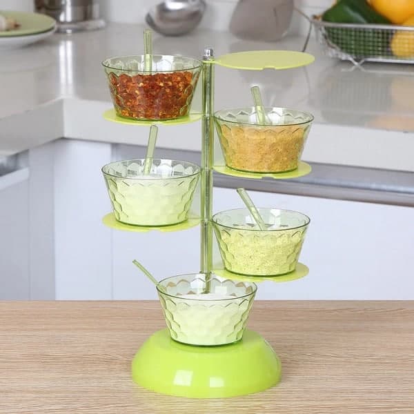 Storage Pickle Tower Container Spice Rack - CDesk Dropship