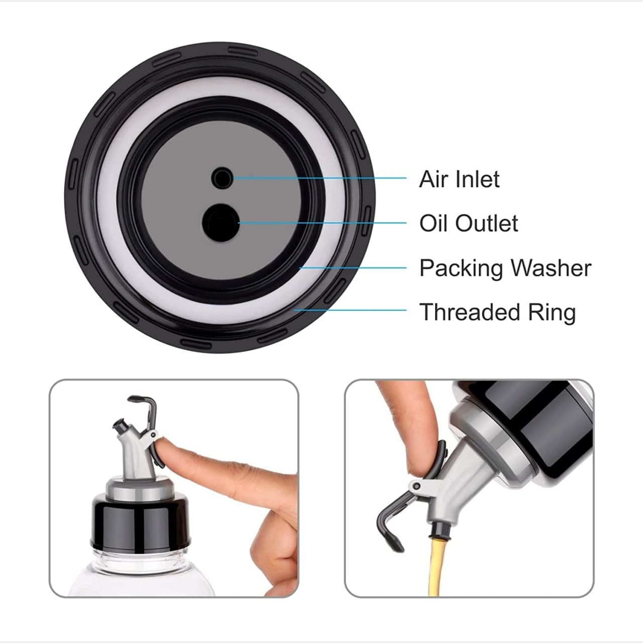 Plastic Oil Dispenser 1000ML - CDesk Dropship