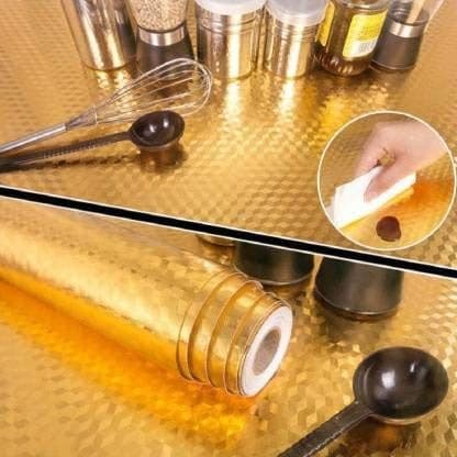 Oil Proof Aluminium Foil Sticker - 60X200 CMS - CDesk Dropship