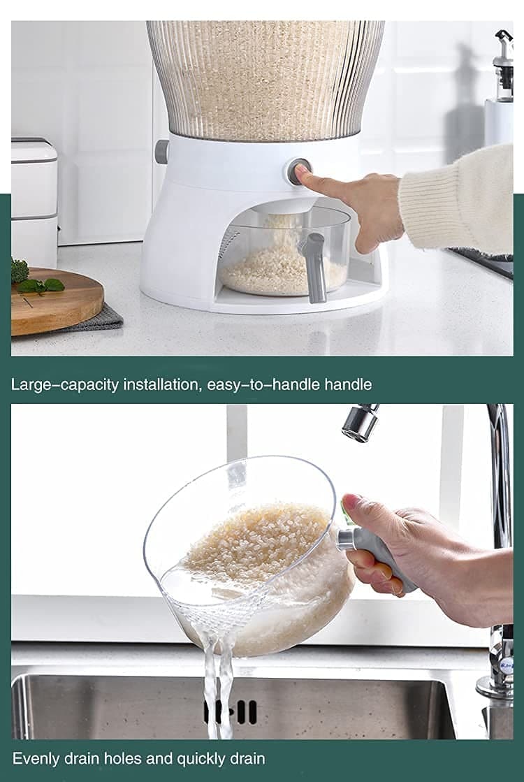 4 in 1 Airtight Cereal Rice Dispenser - CDesk Dropship