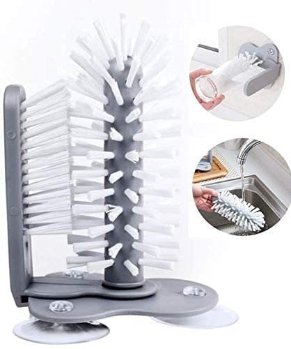 Double Side Glass Washer Brush