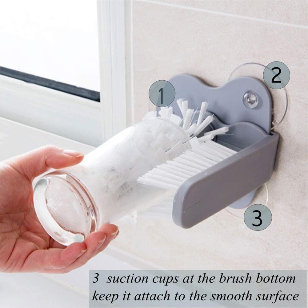 Double Side Glass Washer Brush