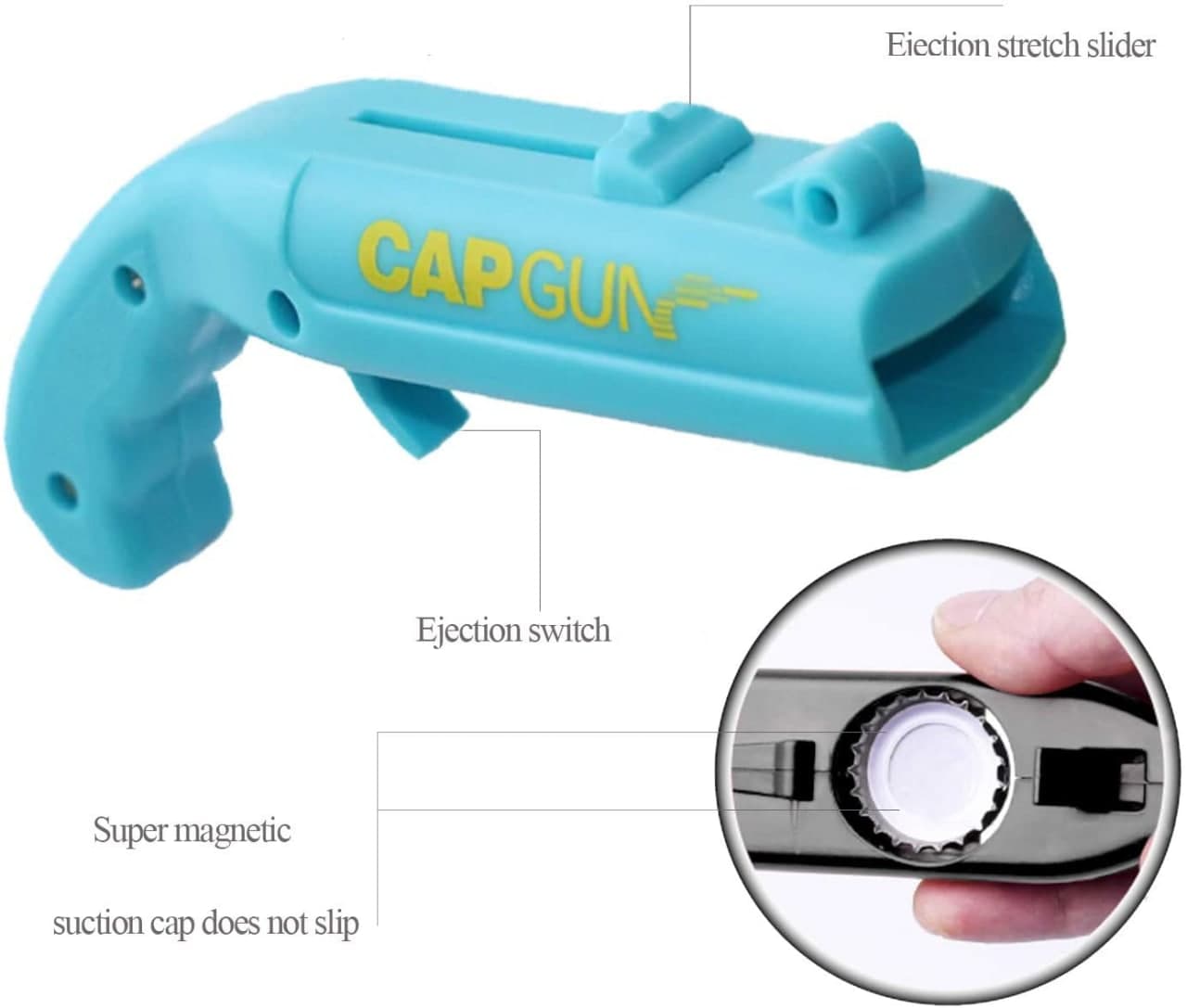LAUNCHER SHOOTER BOTTLE OPENER GUN