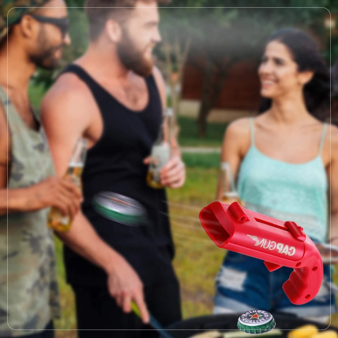 LAUNCHER SHOOTER BOTTLE OPENER GUN